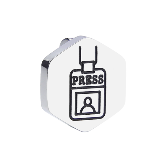 I'm a Journalist - Connect with Job Career Professions Stainless Steel Charm Bead for Bracelets or Necklaces