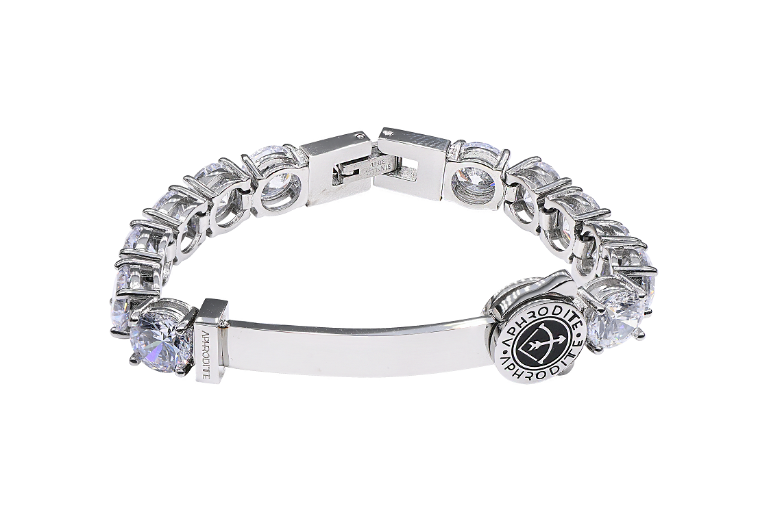 Tennis Bracelet With 8mm Cubic Zirconias